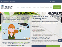 Tablet Screenshot of itherapy.com